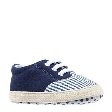 Stripe Canvas Trainers